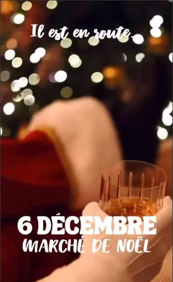 Marché de Noël  et arrivé du Père Noël  à Cadenet_Cadenet