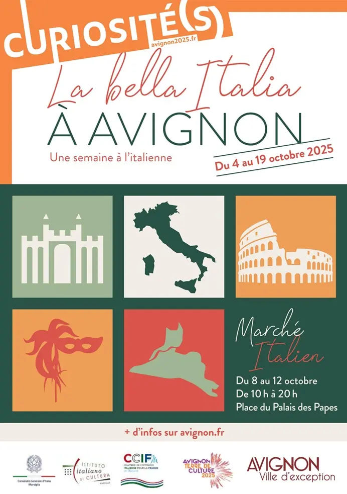 Visuel Semaine italienne à Avignon - La Bella Italia_Avignon