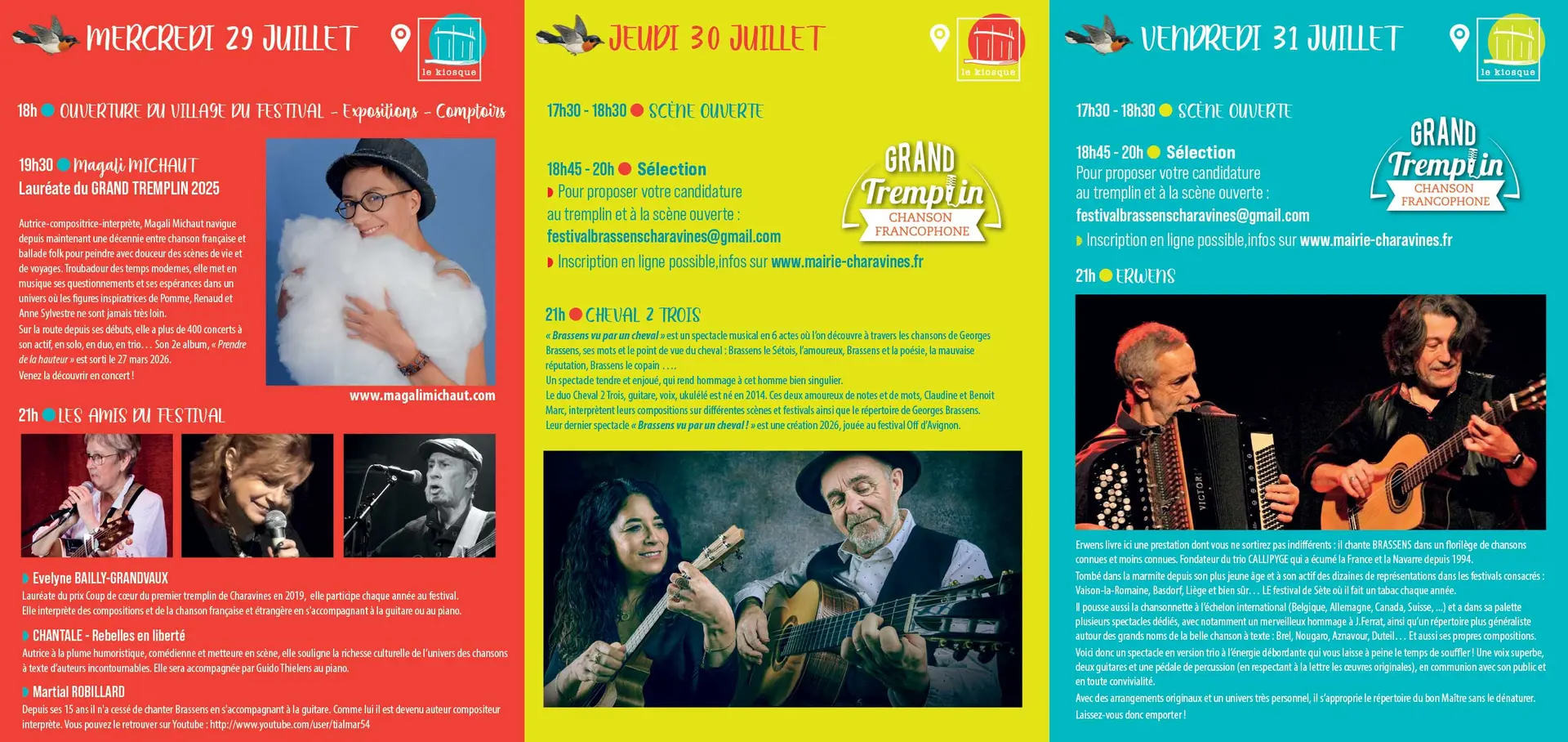 FestivalBrassens Programme Charavines