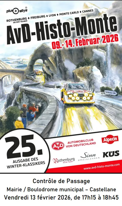 affiche contrôle de passage Castellane