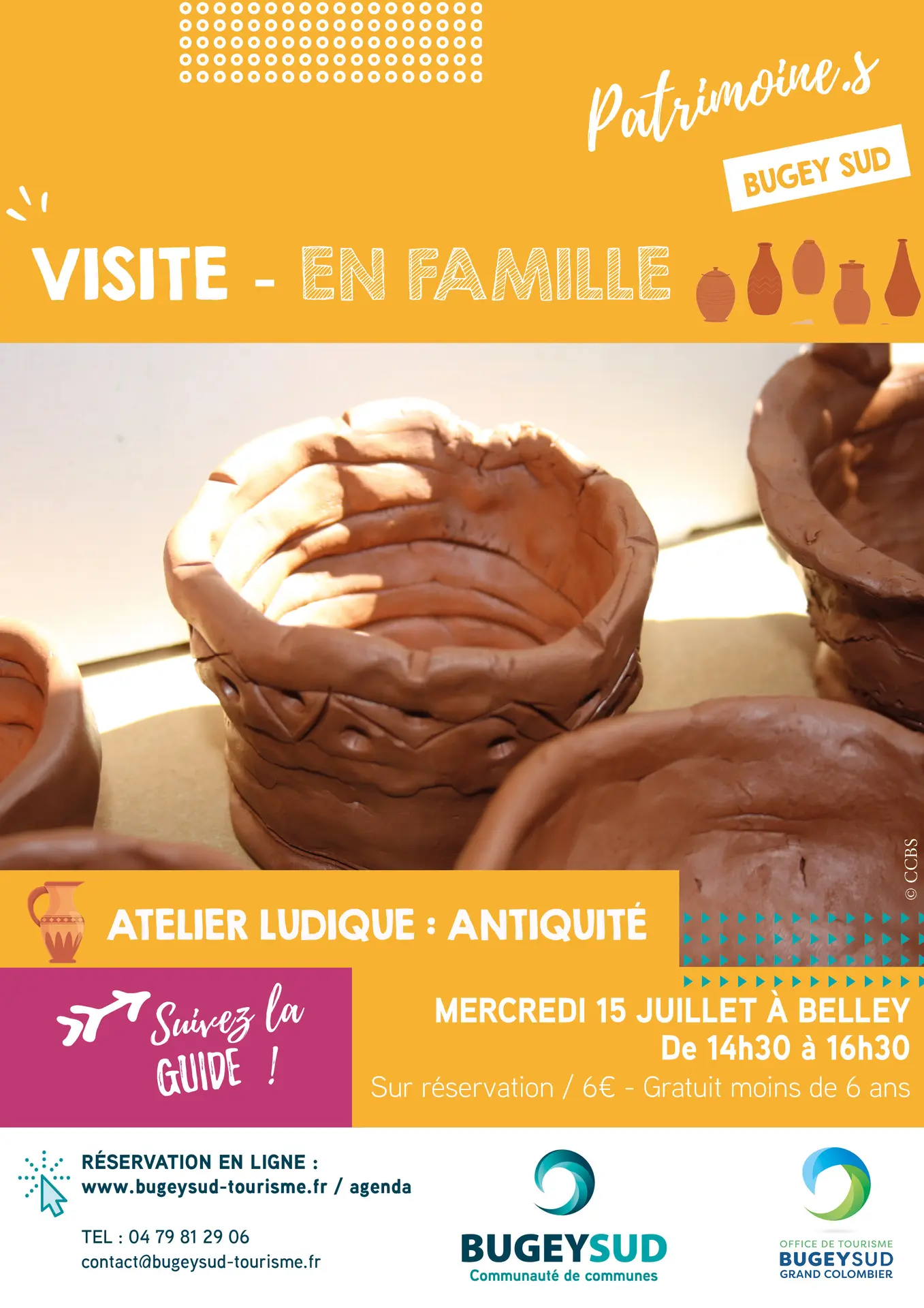 Les ateliers ludiques de l'Office de Tourisme Au fil de l'histoire