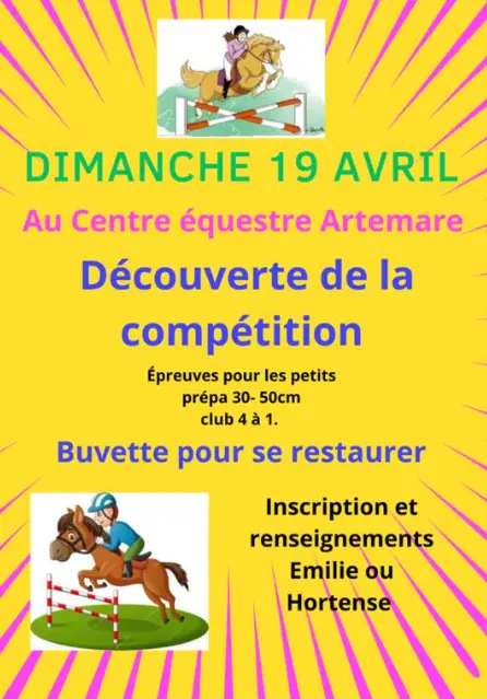 Découverte de la compétition à poney pour les tous petits_Artemare