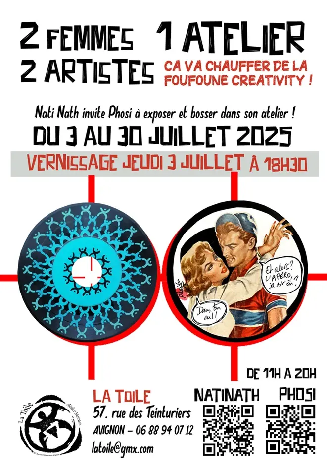2 femmes 2 artistes 1 atelier_Avignon