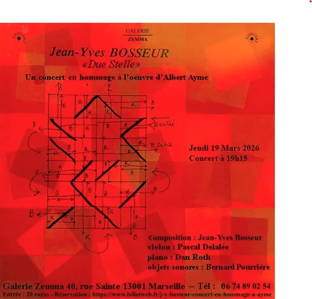 Concert Due Stelle de Jean Yves Bosseur
