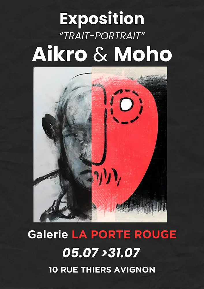Aikro & Moho – Trait-Portrait_Avignon