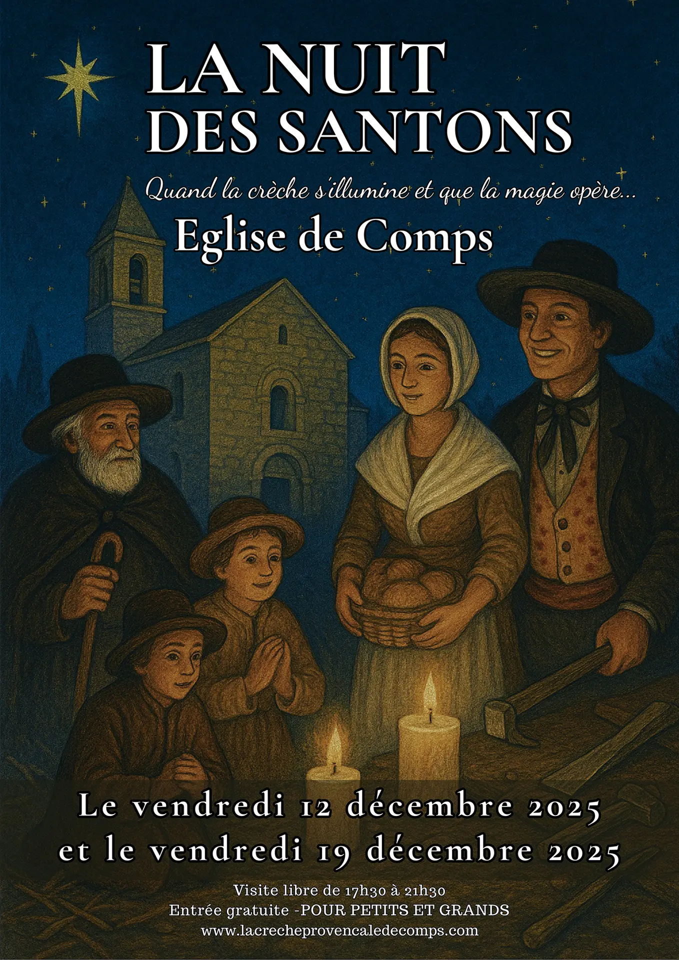 Crèche Provençale de Noël - 19ème édition_Comps