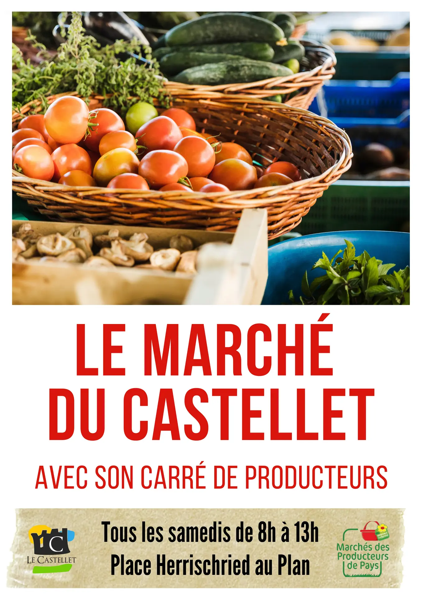 Le marché du Castellet