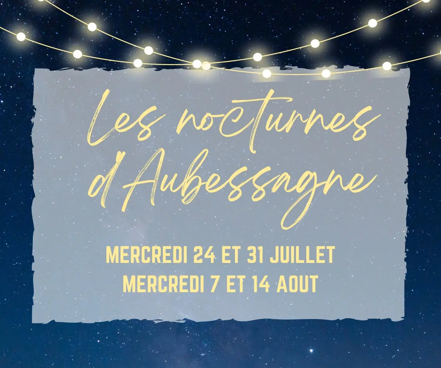 Nocturne festive et gourmande d'Aubessagne