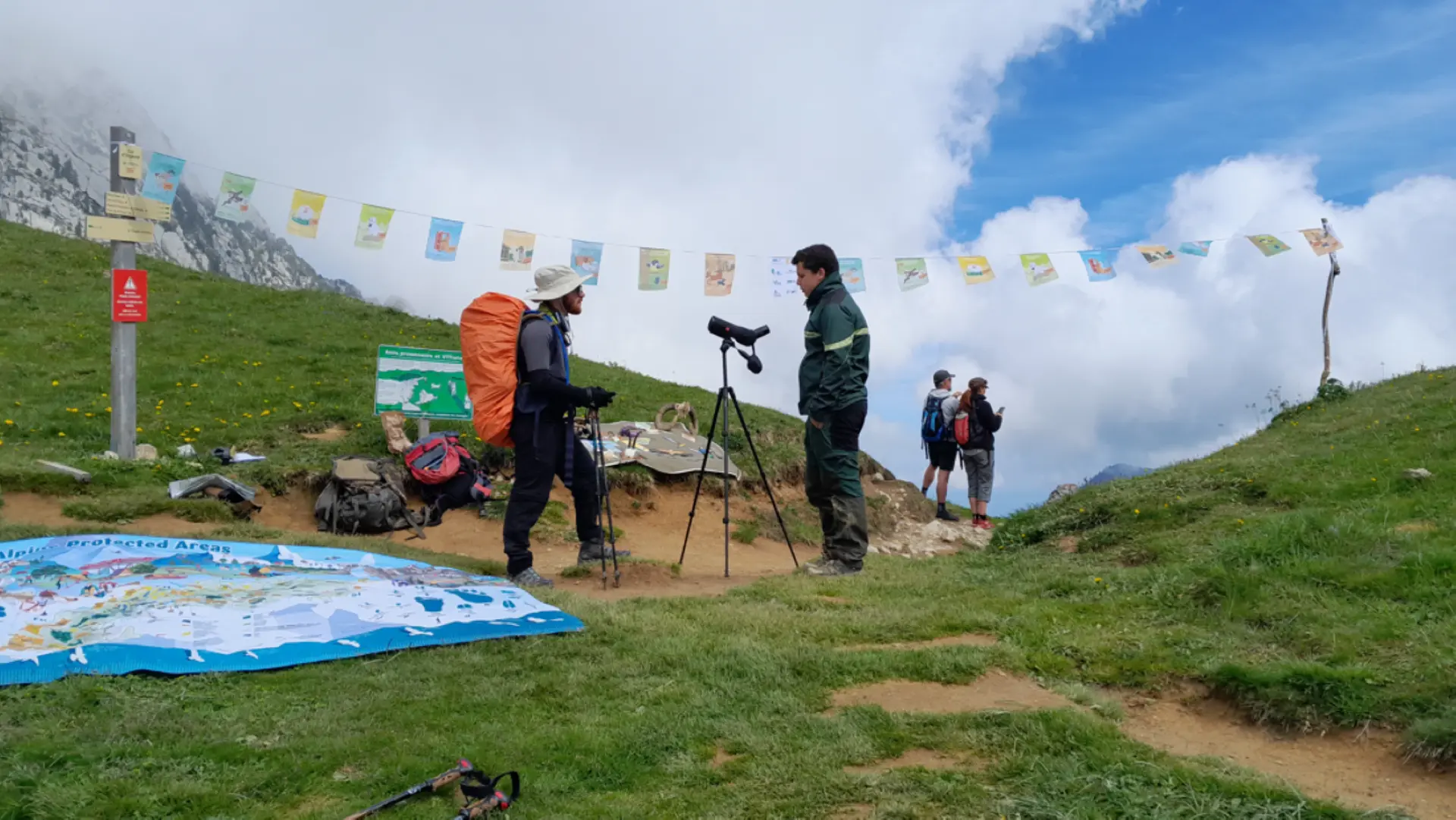 Rencontre sur les sentiers de la Réserve