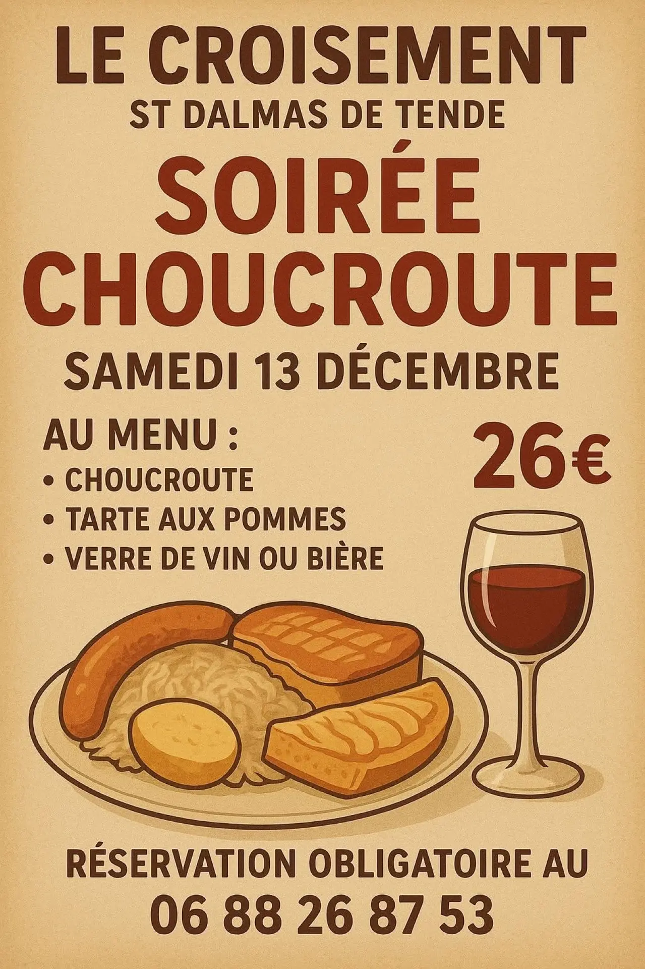 Soirée choucroute