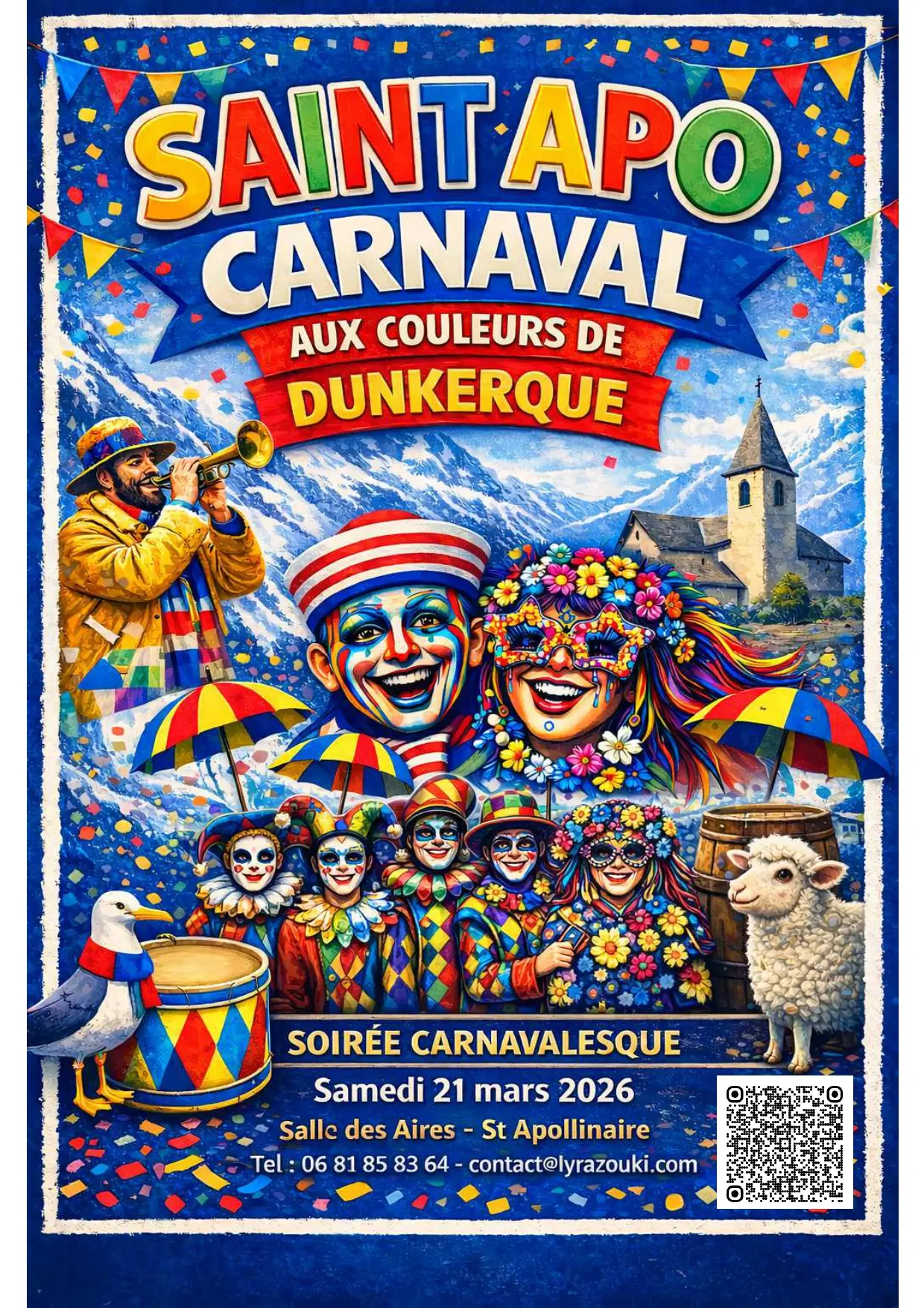 Carnaval, aux couleurs de Dunkerque ! SAINT-APOLLINAIRE