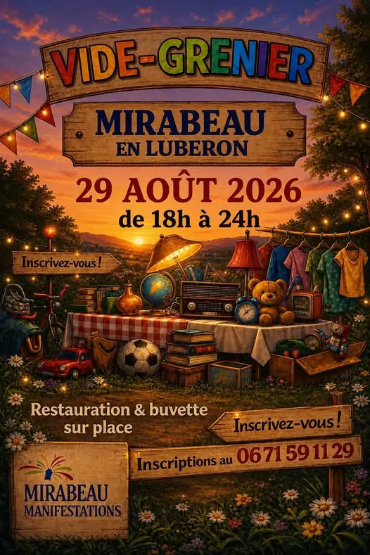 Vide Grenier à Mirabeau_Mirabeau