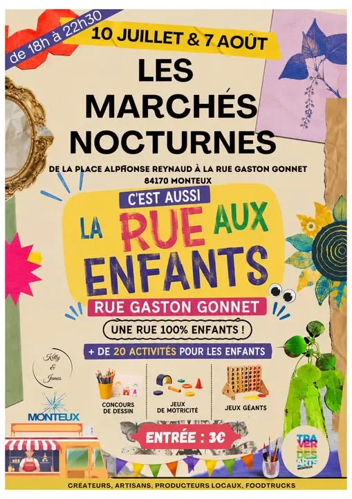 Marché Nocturne artisanal de la Traversée des Arts_Monteux