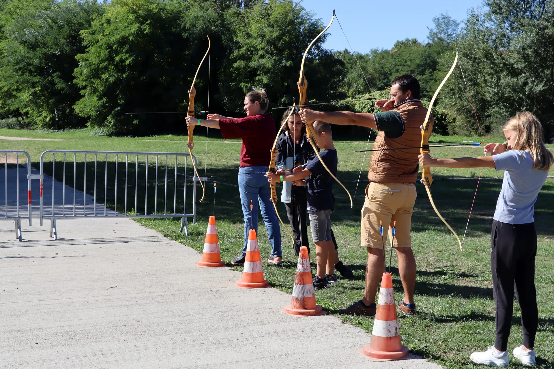 Découverte des activités de la base de loisirs tout l'après-midi