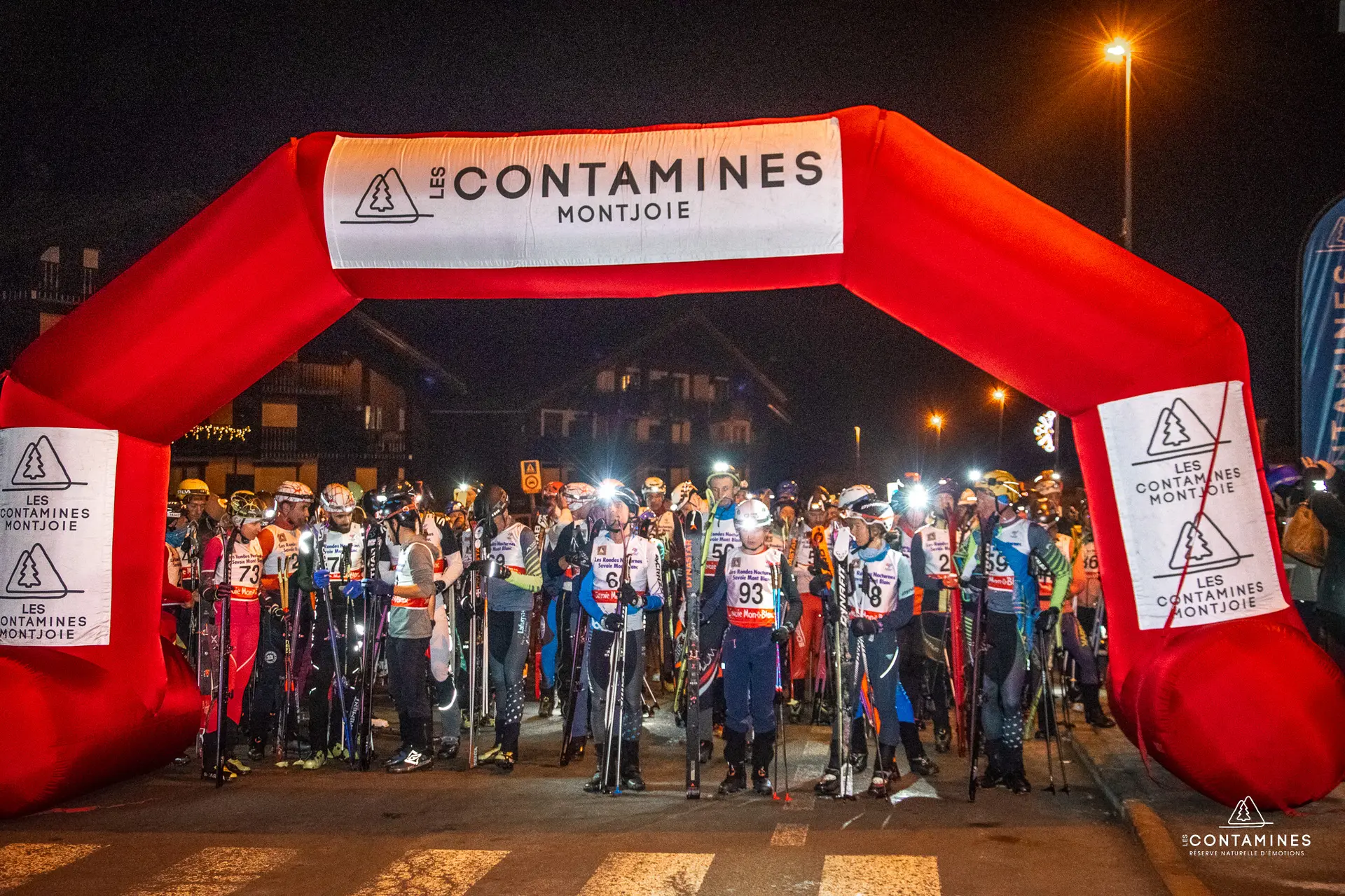COurse de ski de randonnée aux COntamines Montjoie