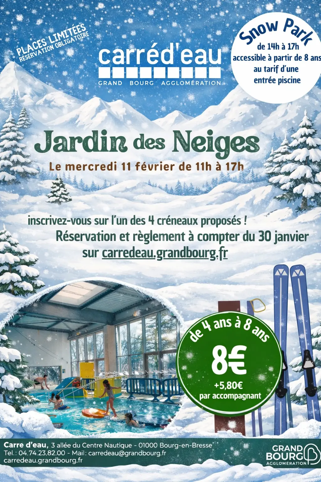 Affiche_Jardin des neiges à Carré d'Eau_Bourg-en-Bresse
