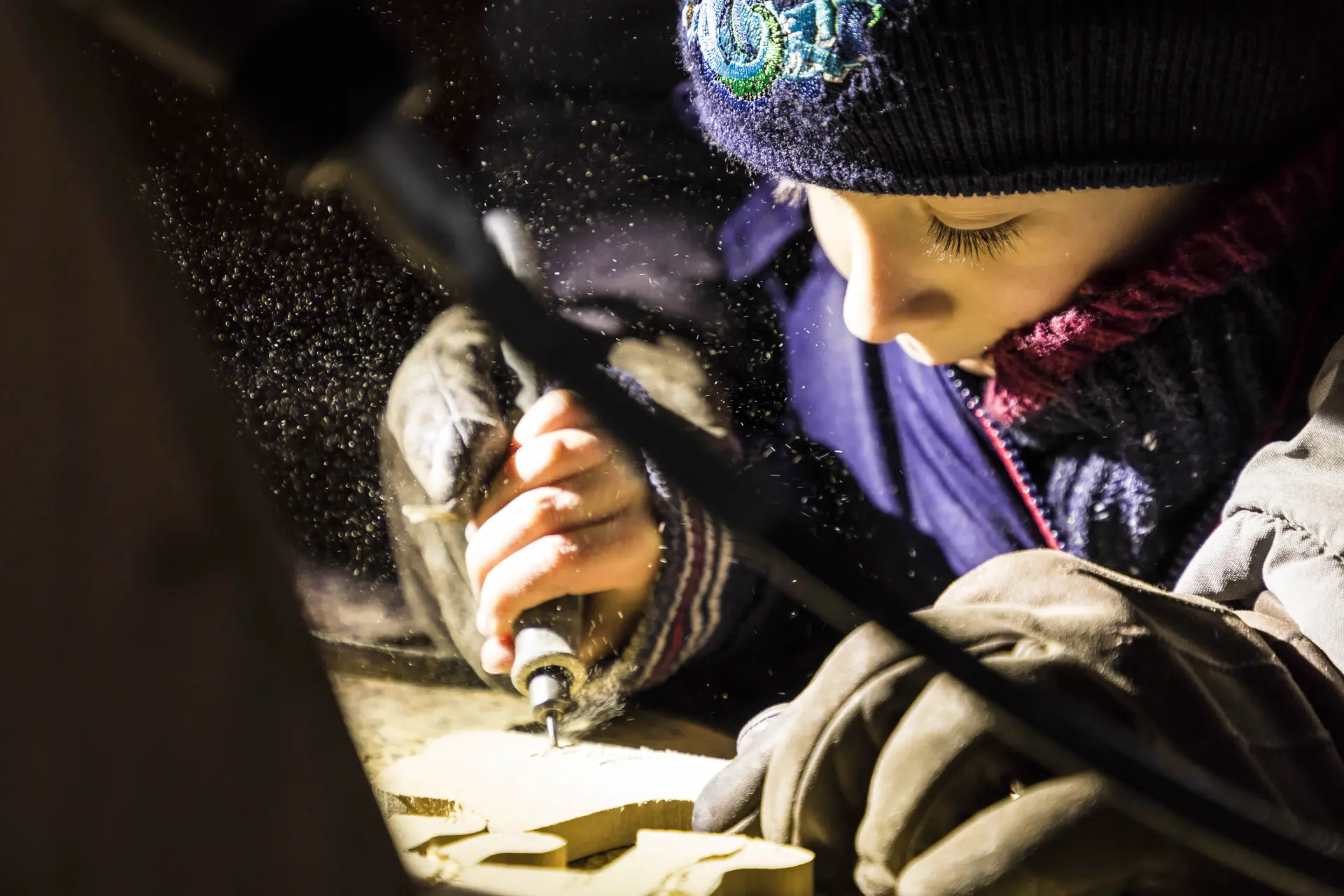 Atelier Bambin des bois au Grand-Bornand