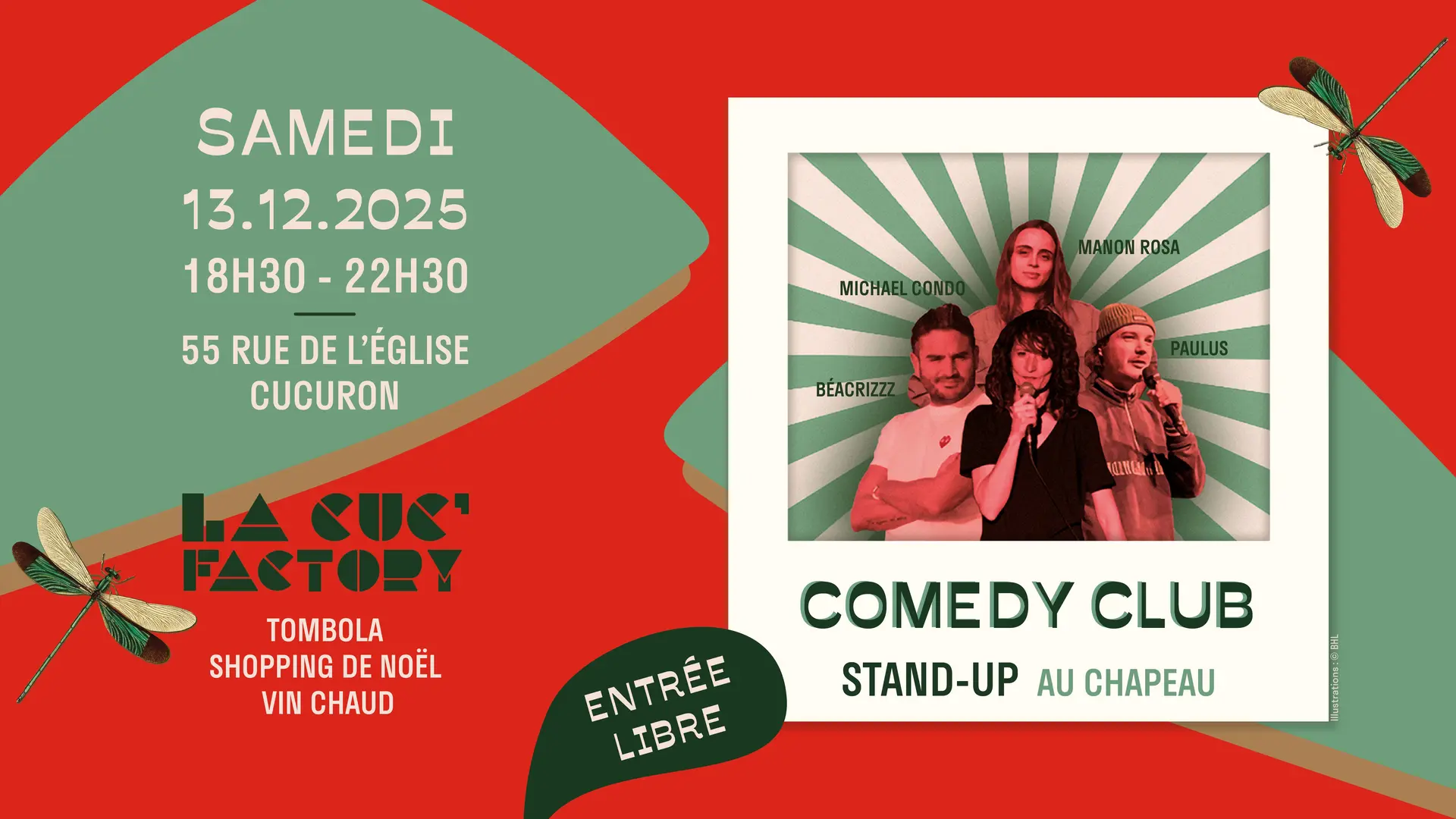 La Nocturne : comedy club, shopping & vin chaud à Cucuron_Cucuron