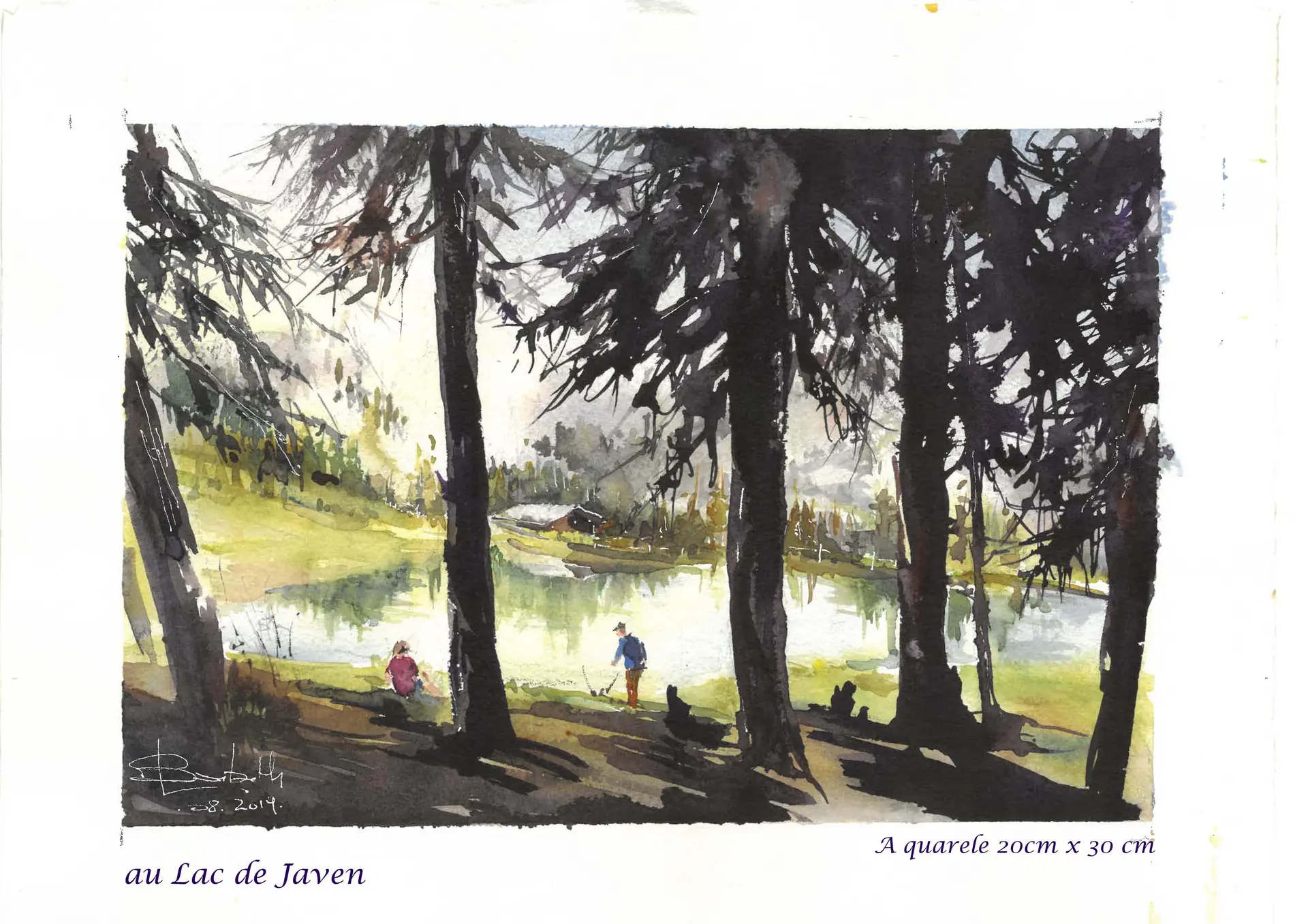 Au lac de Javen