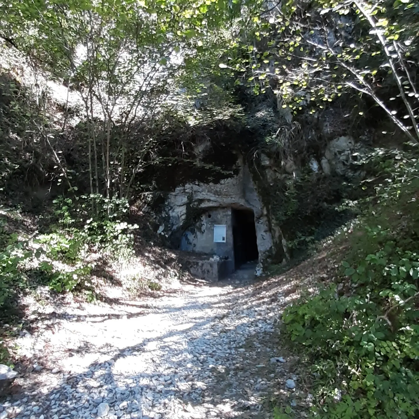 entrée de l'aqueduc