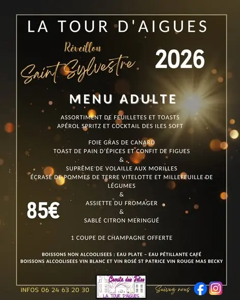 Réveillon du Comité des Fêtes de La Tour d''Aigues_La Tour-d'Aigues