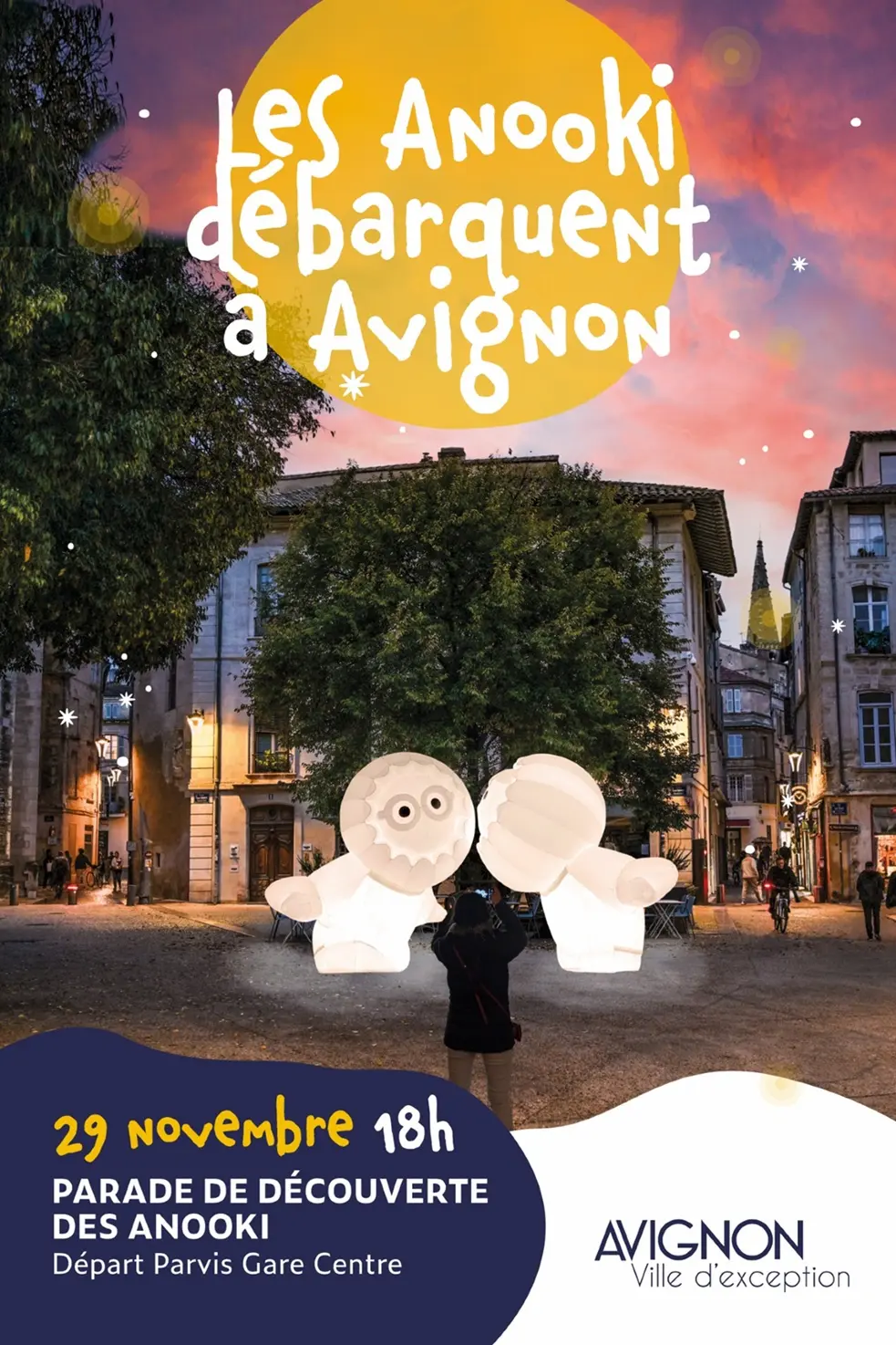 Mise en lumière de la Ville - Les Anooki débarquent à Avignon_Avignon