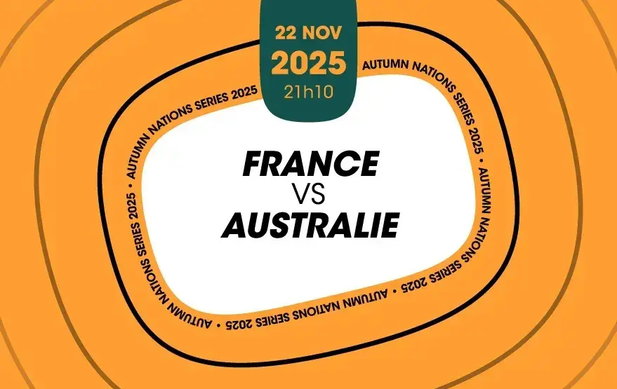 Match de rugby France contre Australie