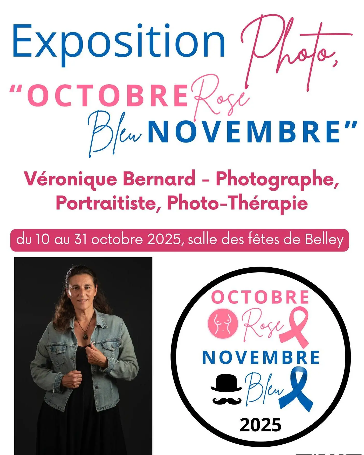 Exposition de photographies Octobre Rose, Bleu Novembre_Belley