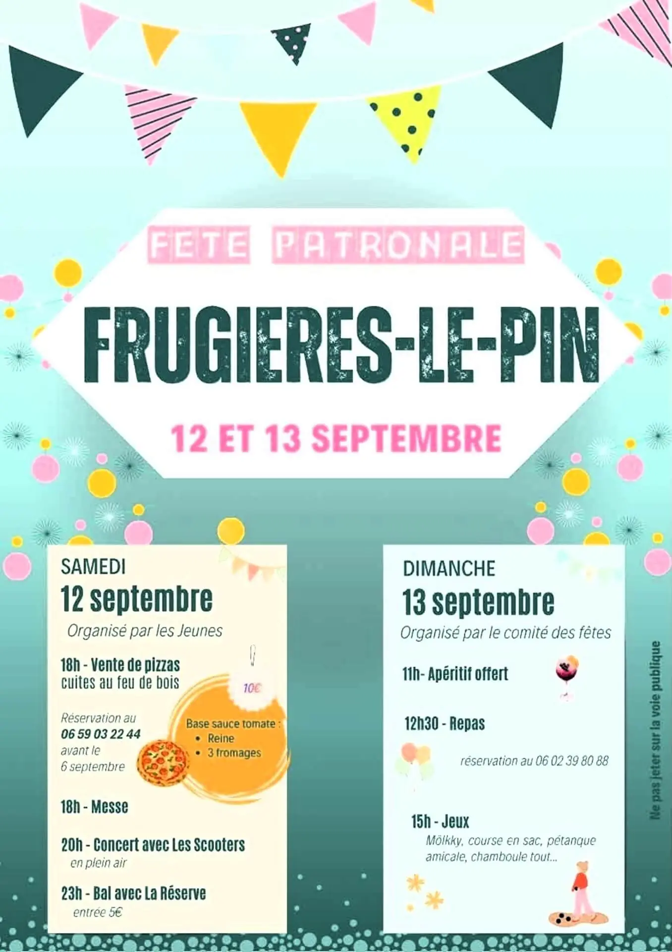 fête patronale de Frugières le pin