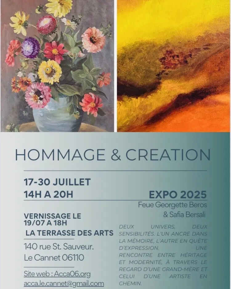 Hommage et création - Exposition Acca_Le Cannet