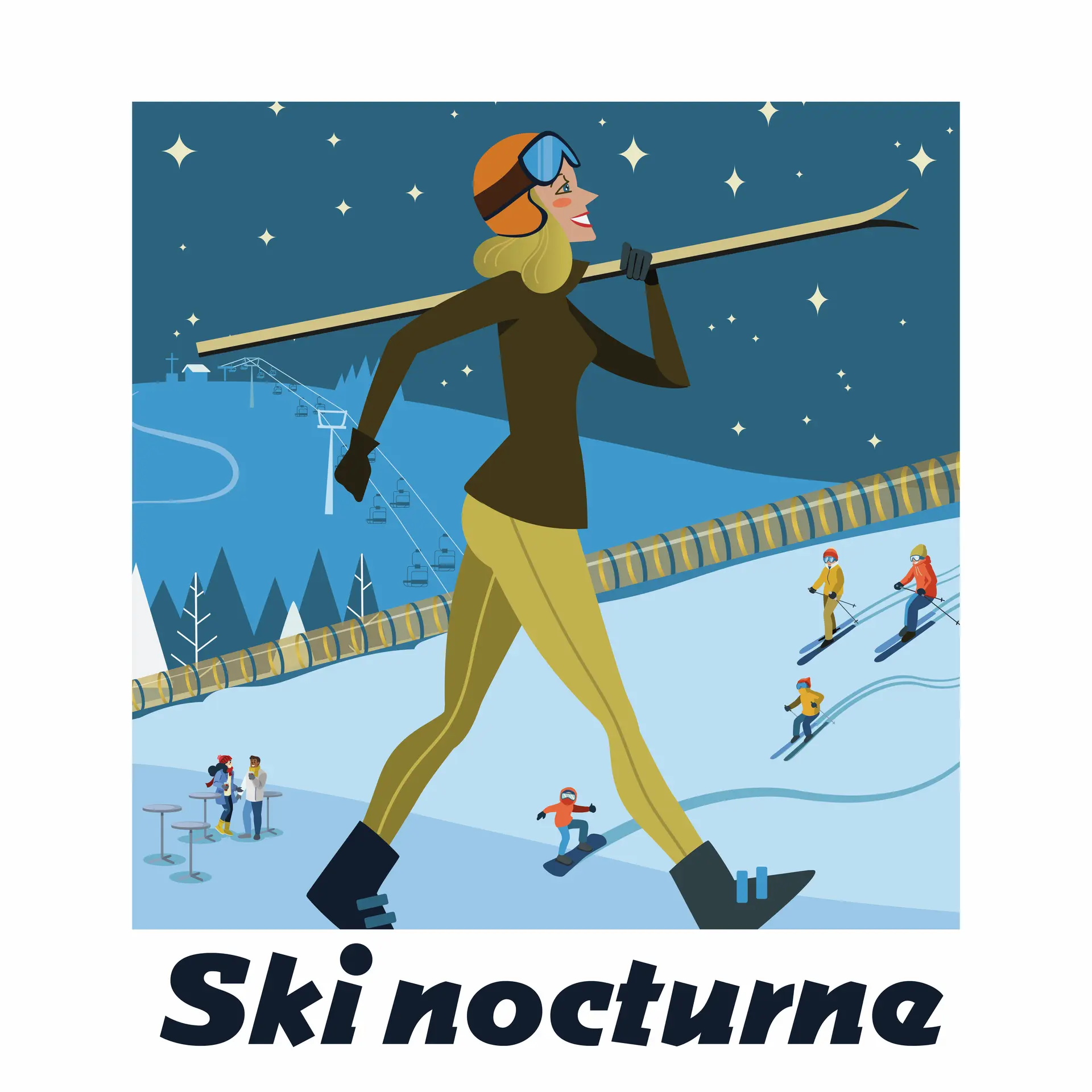 Ski nocturne