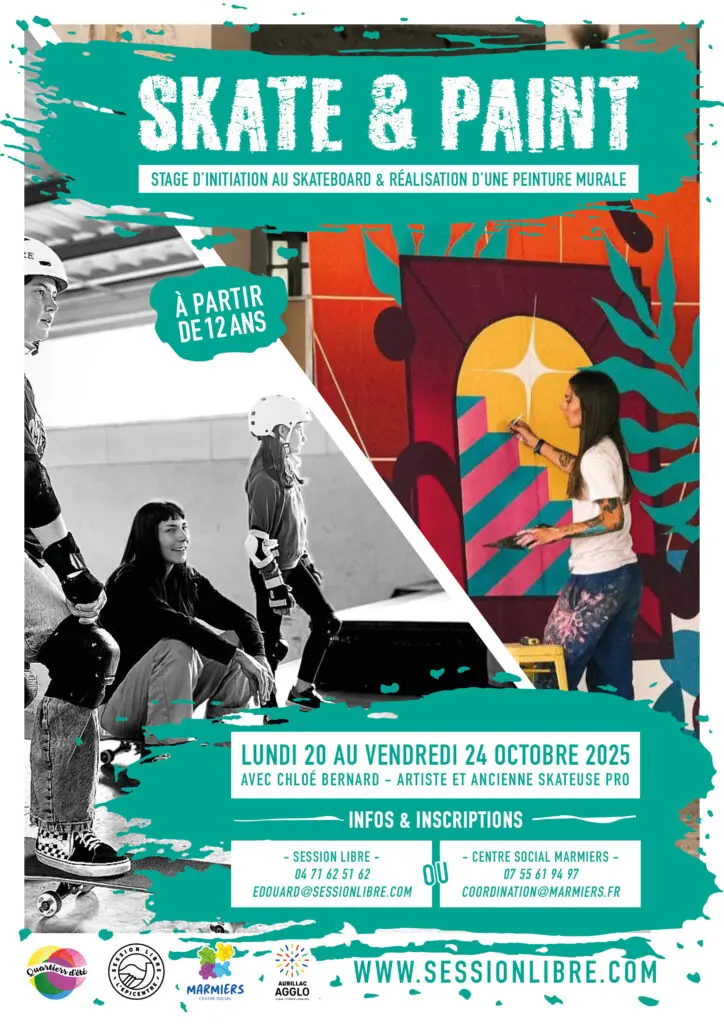Stage skate & paint avec Session libre