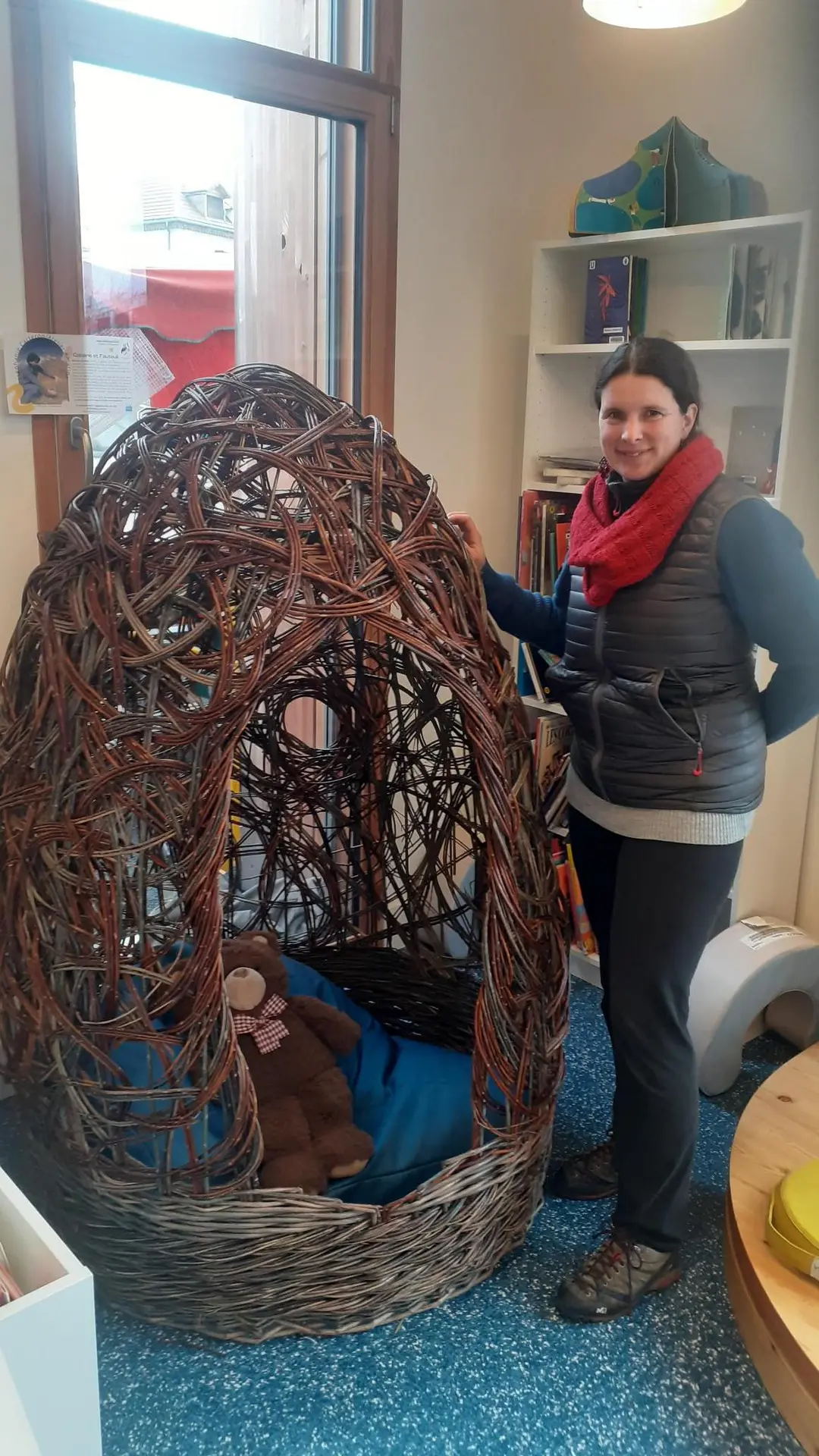 Une cabane dans la médiathèque !_Saint-Bonnet-en-Champsaur