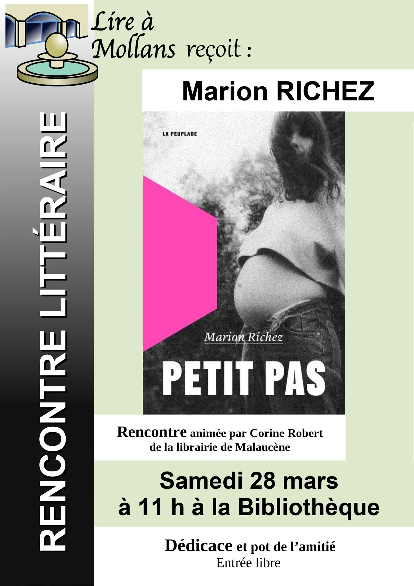 Rencontre littéraire avec Marion Richez