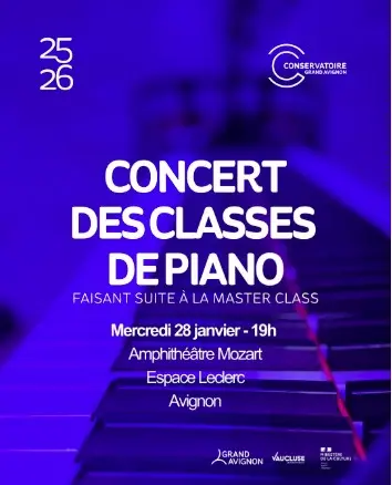 Concert des classes de piano_Avignon