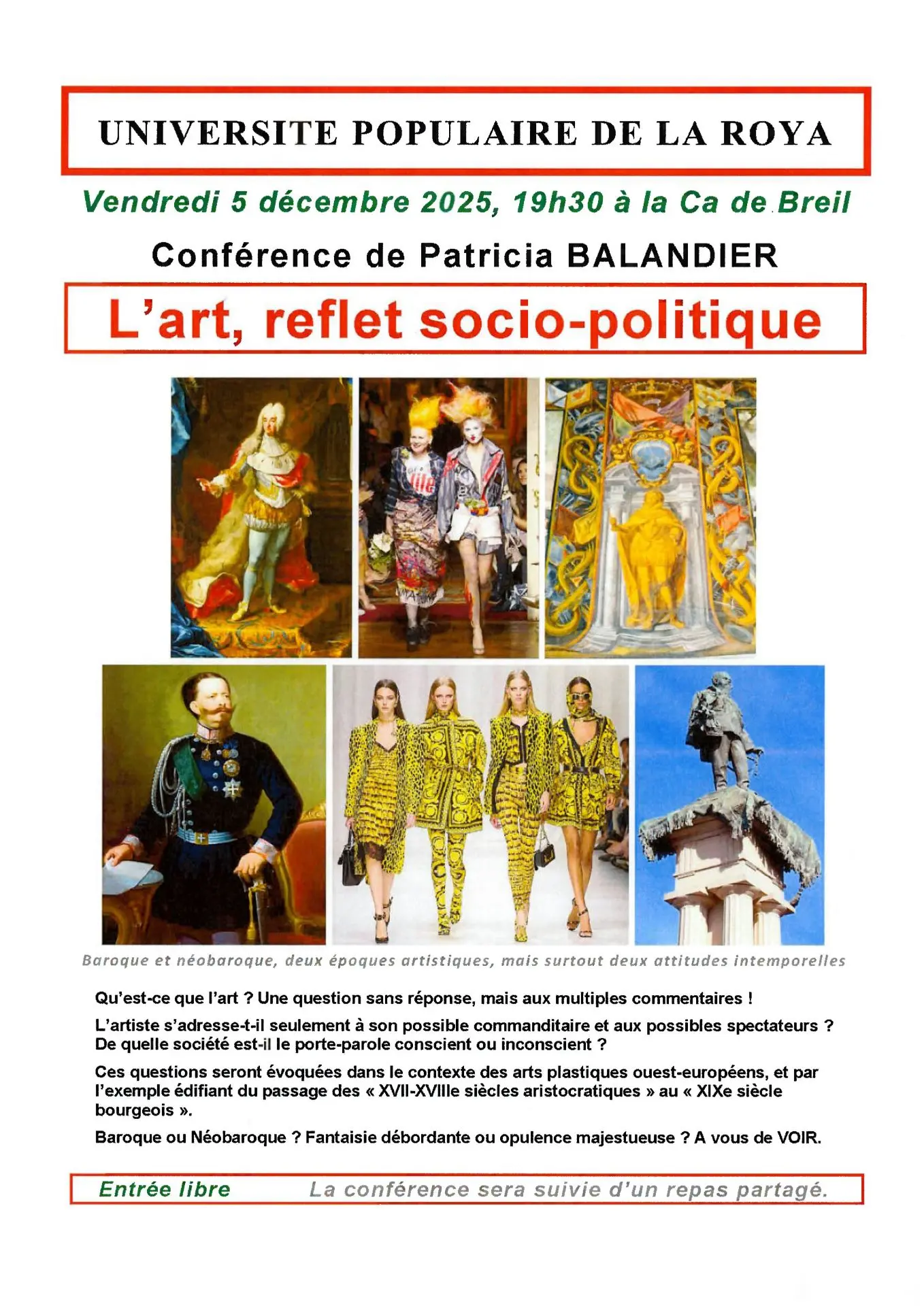 L'art, reflet socio-politique par Patricia Balandier