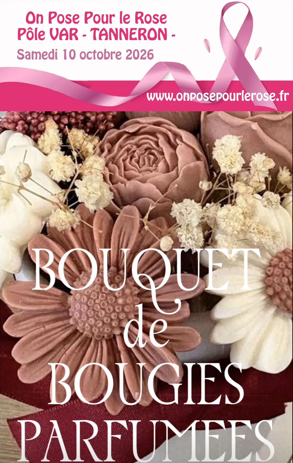Bougie bouquet parfumé