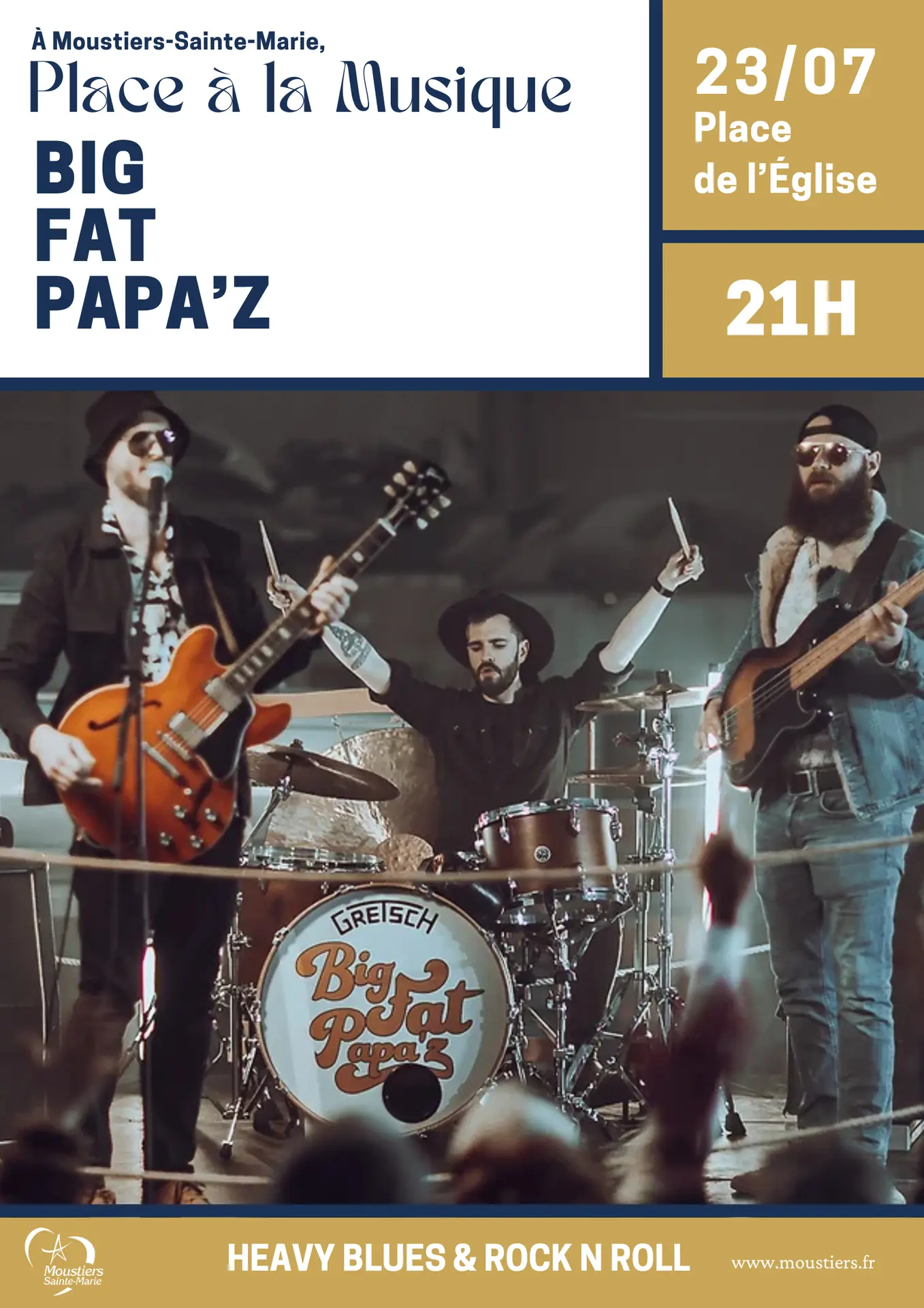 Piazza della Musica : concerto con BIG FAT PAPA'Z !_Moustiers-Sainte-Marie