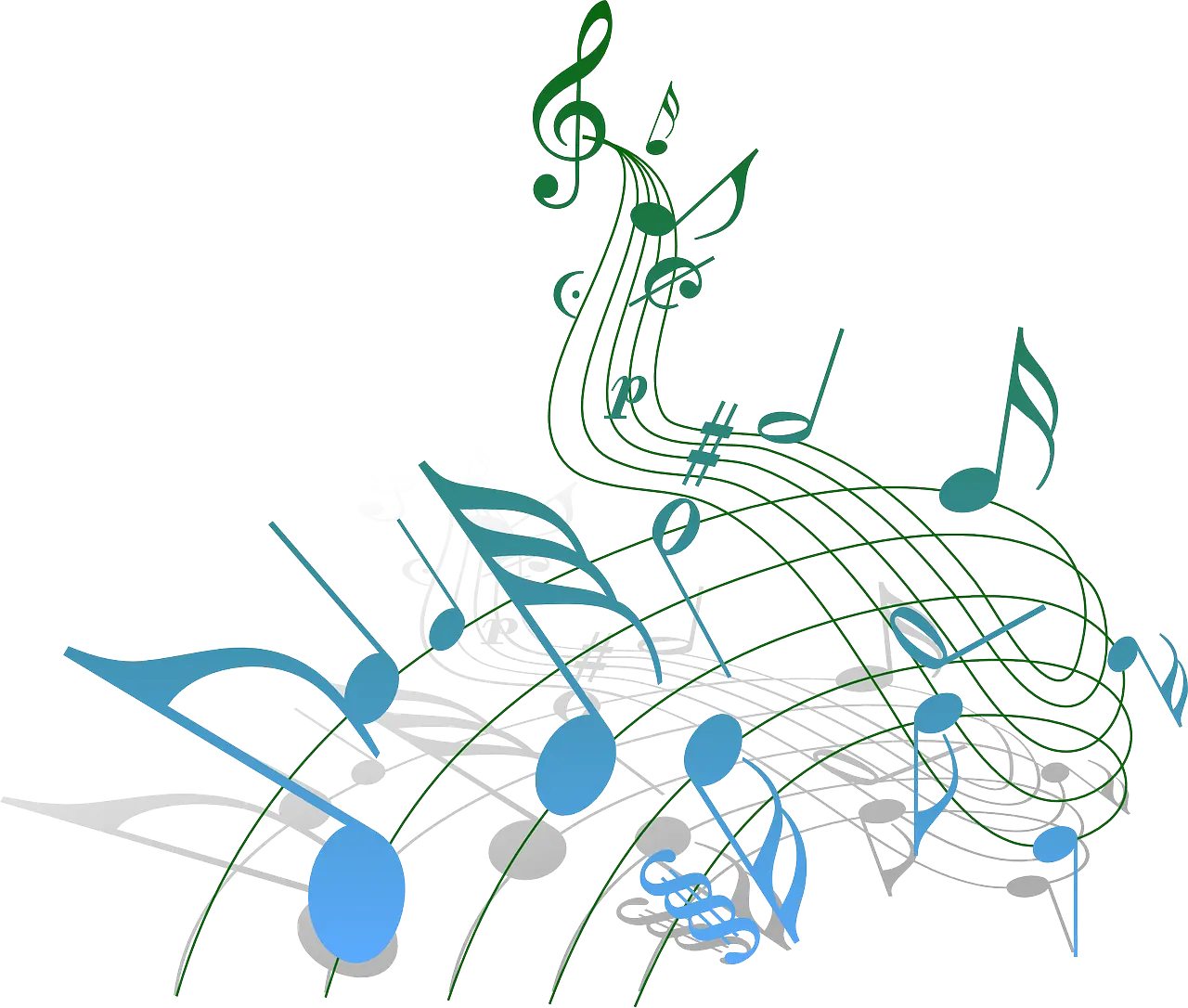 visuel montrant des notes de musique