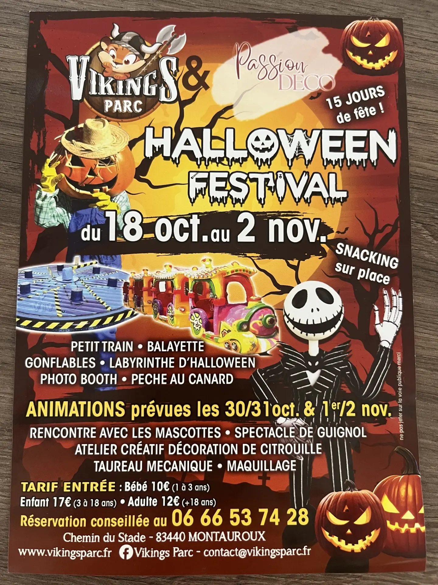 Animations Halloween - Vikings Parc_Montauroux