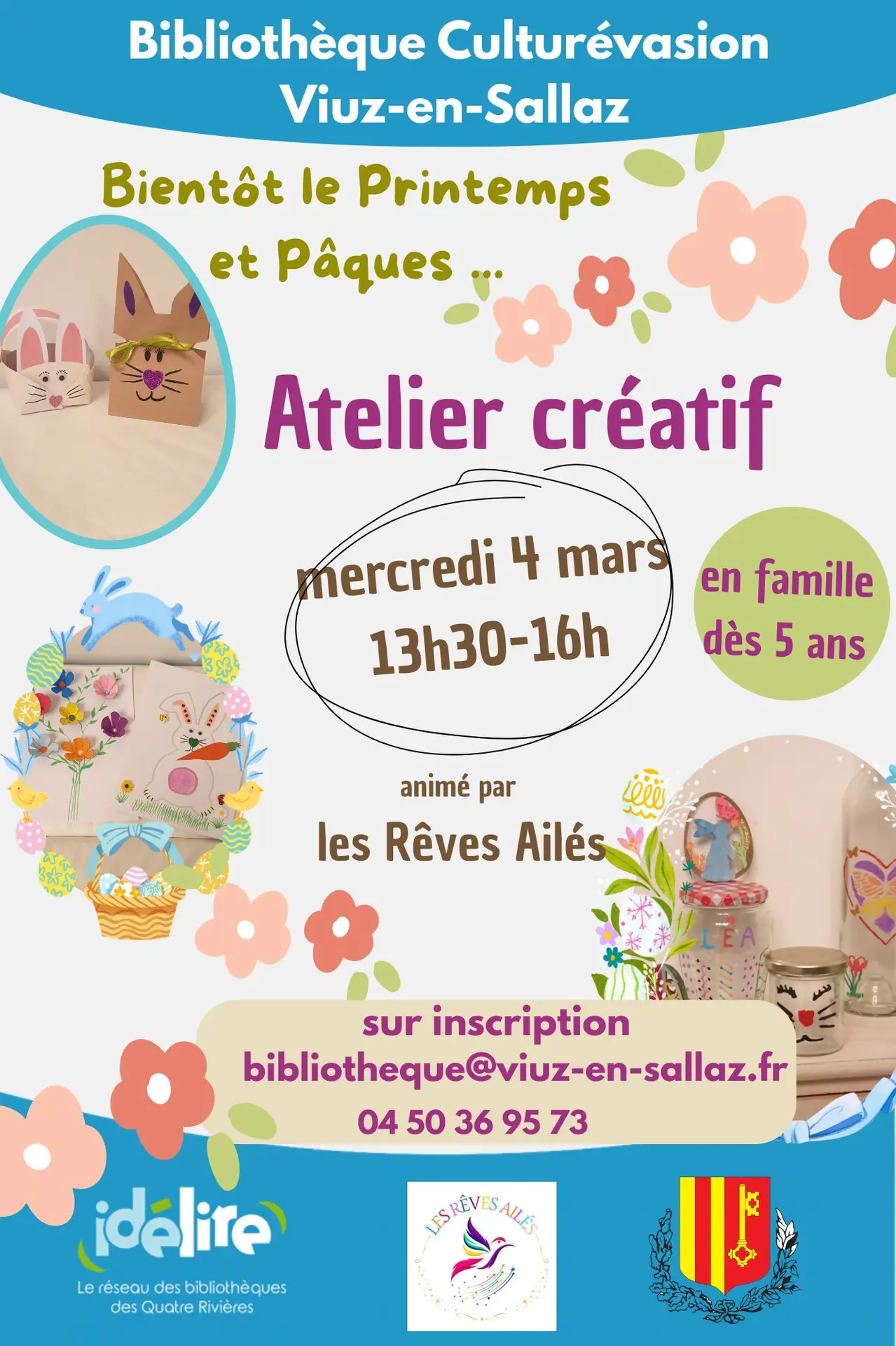 ATELIER CREATIF PRINTEMPS PAQUES