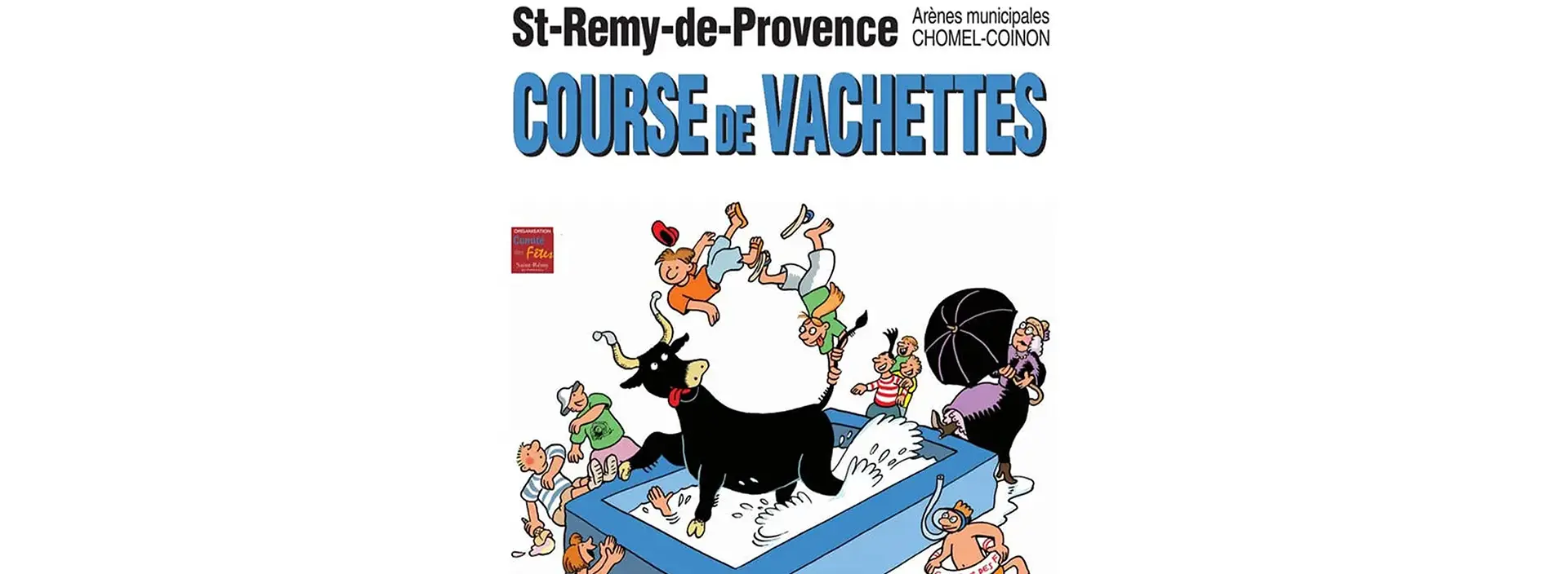Courses de vachettes piscine à Saint-Rémy-de-Provence