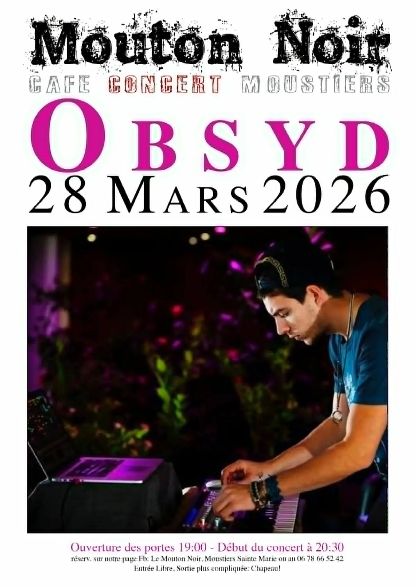 Obsyd in DJ set al Mouton Noir_Moustiers-Sainte-Marie