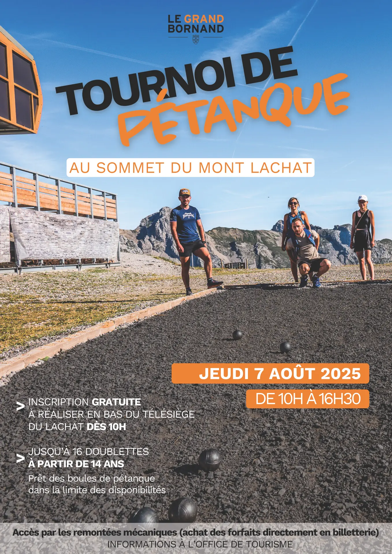 Petanque tournament at the top of Mont Lachat_Le Grand-Bornand
