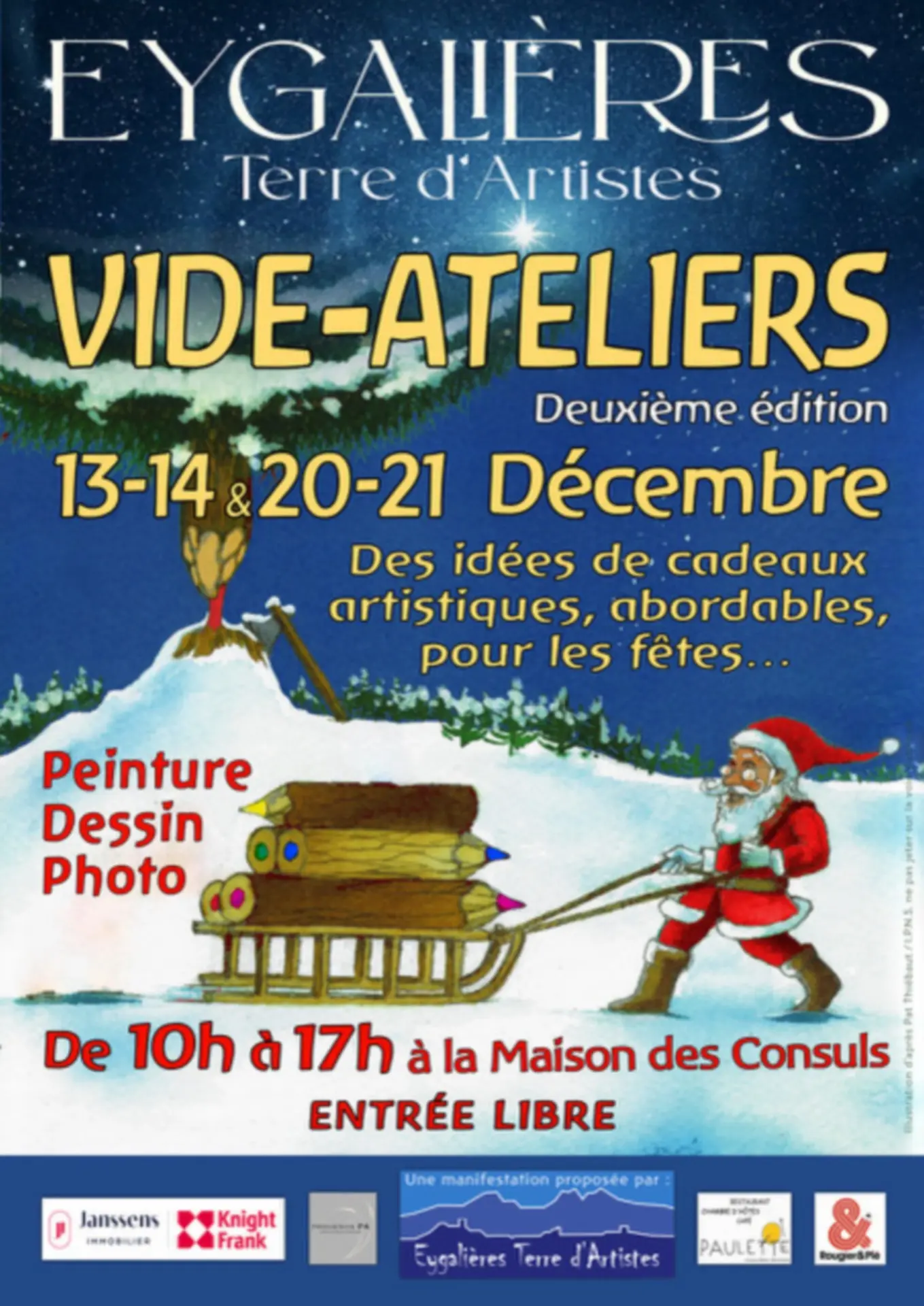 Exposition vide-ateliers - 2e édition_Eygalières_13.12 au 21.12.25