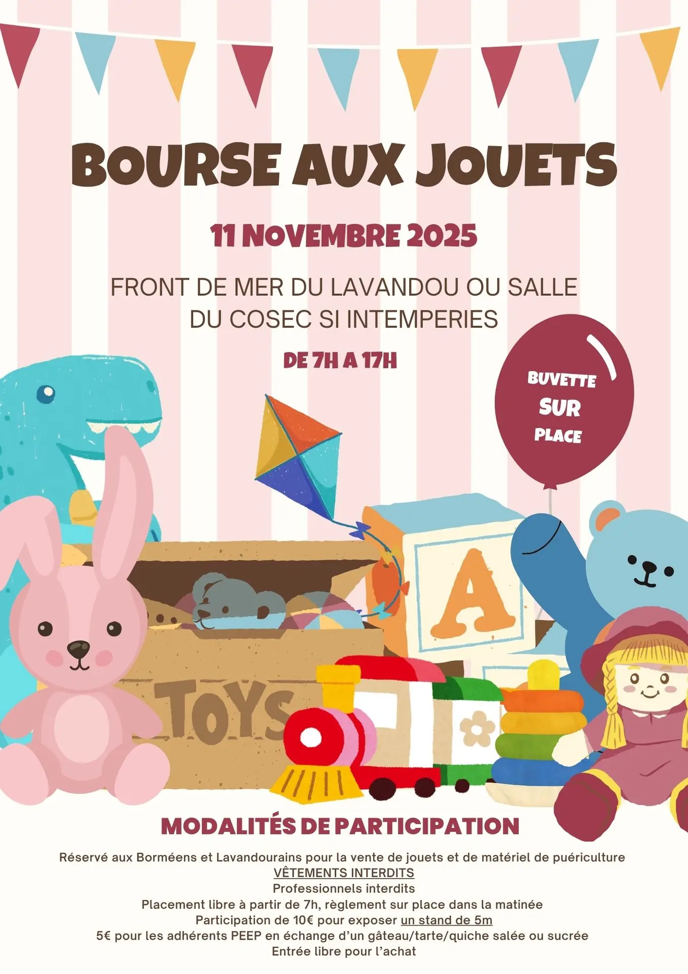 Bourse aux jouets