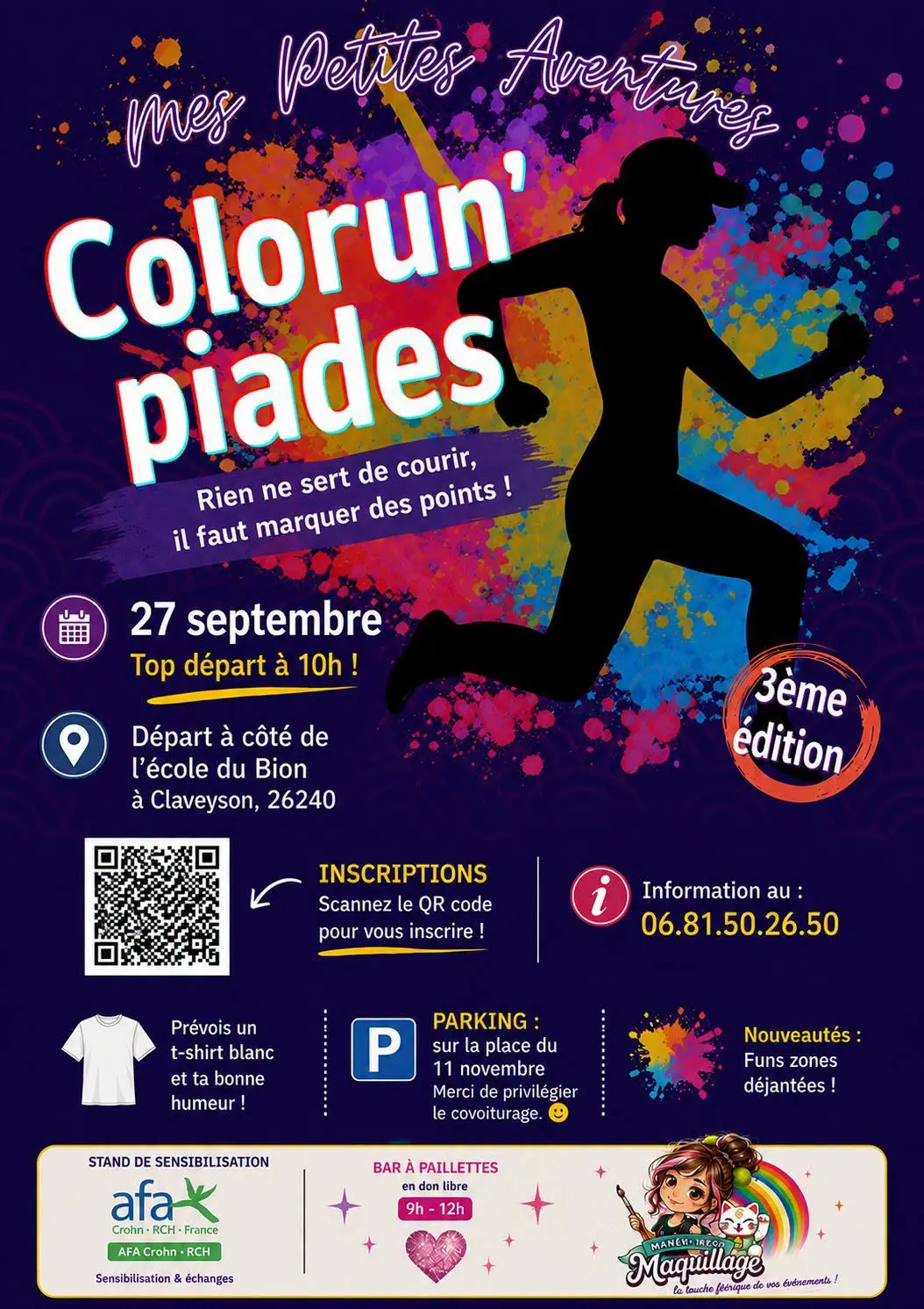 Affiche expliquant l'évenement