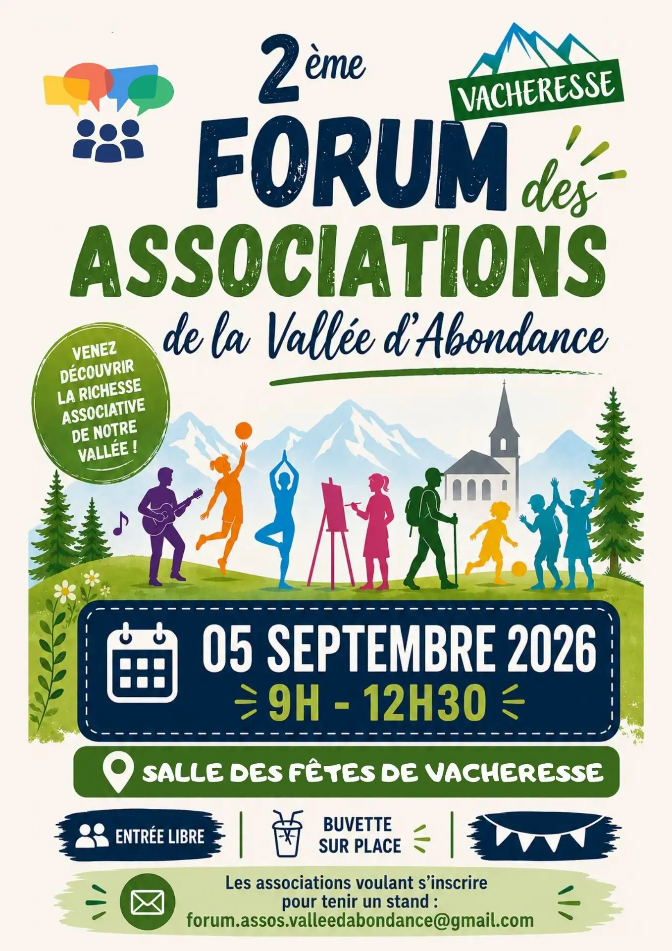 Affiche forum associations Vacheresse
