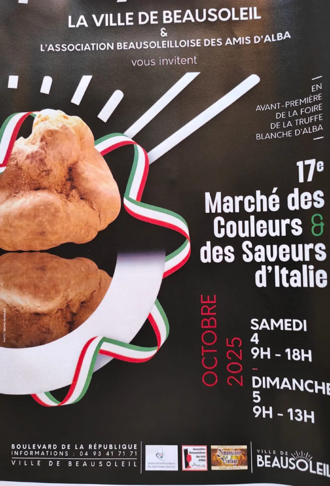Marché des Couleurs et des Saveurs d'Italie. 17 ème édition._Beausoleil