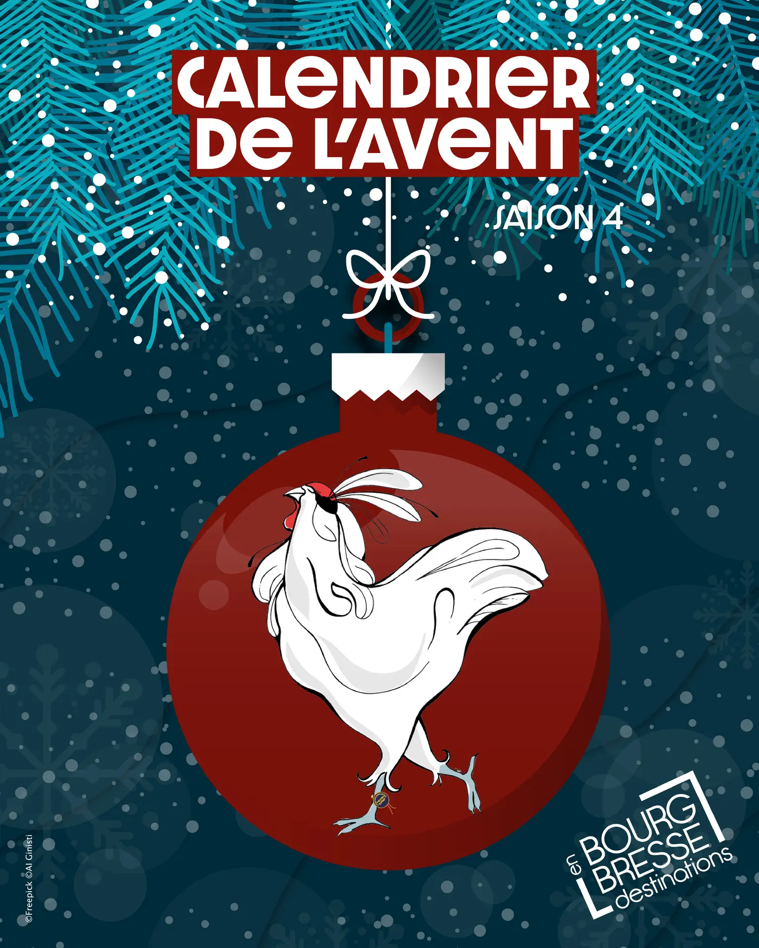 Visuel Calendrier de l'Avent - Grand Jeu de Noël_Bourg-en-Bresse